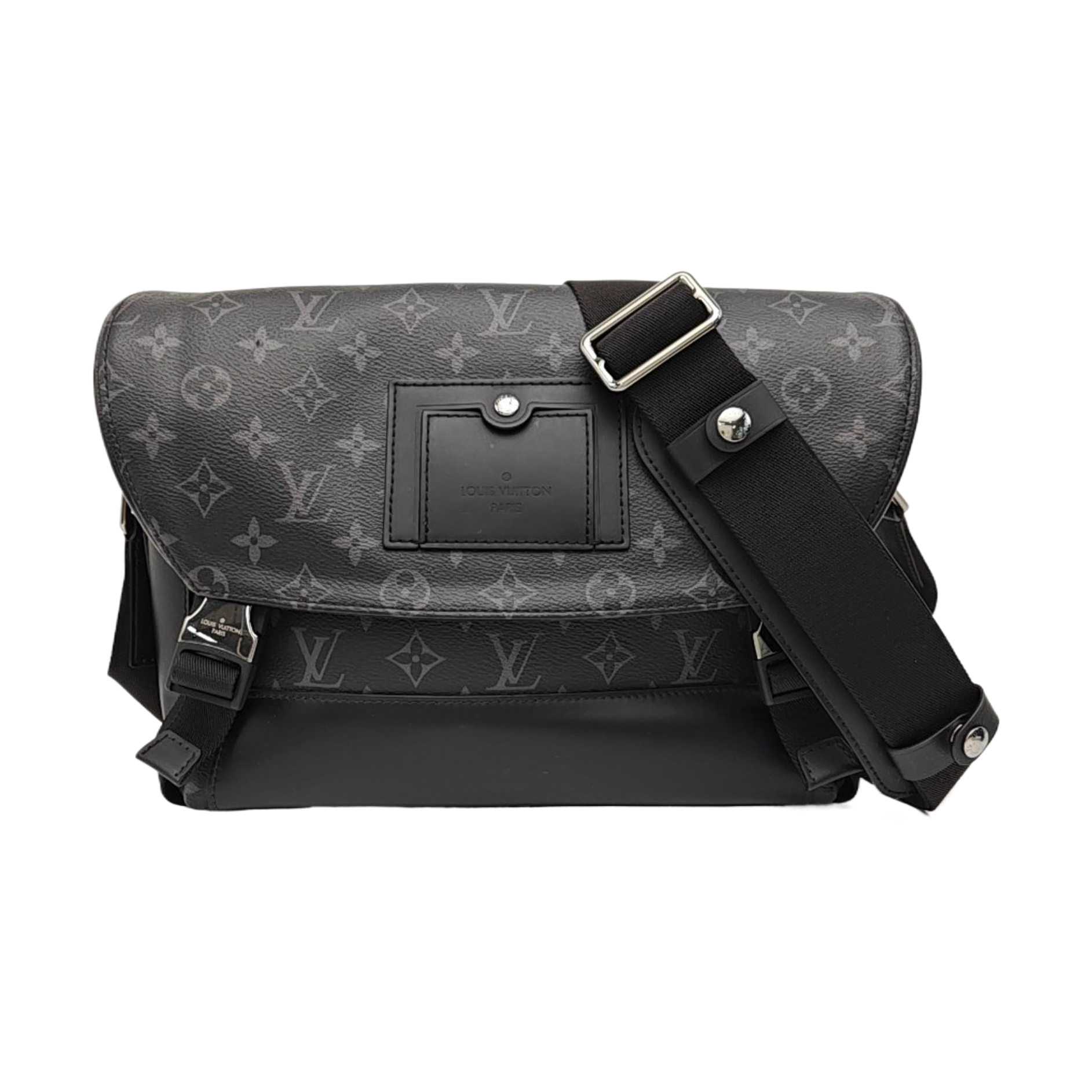 VOYAGER PM Monogram Coated Canvas Black