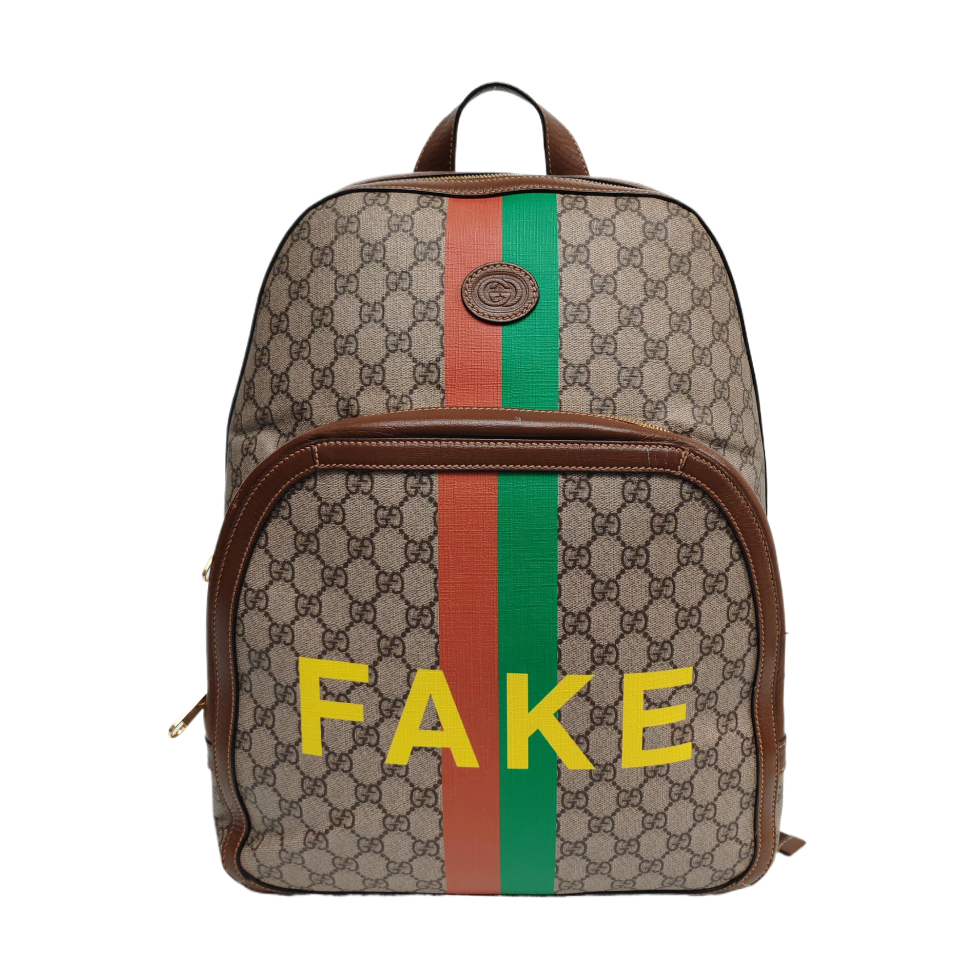 Monogram Coated Canvas Medium Brown