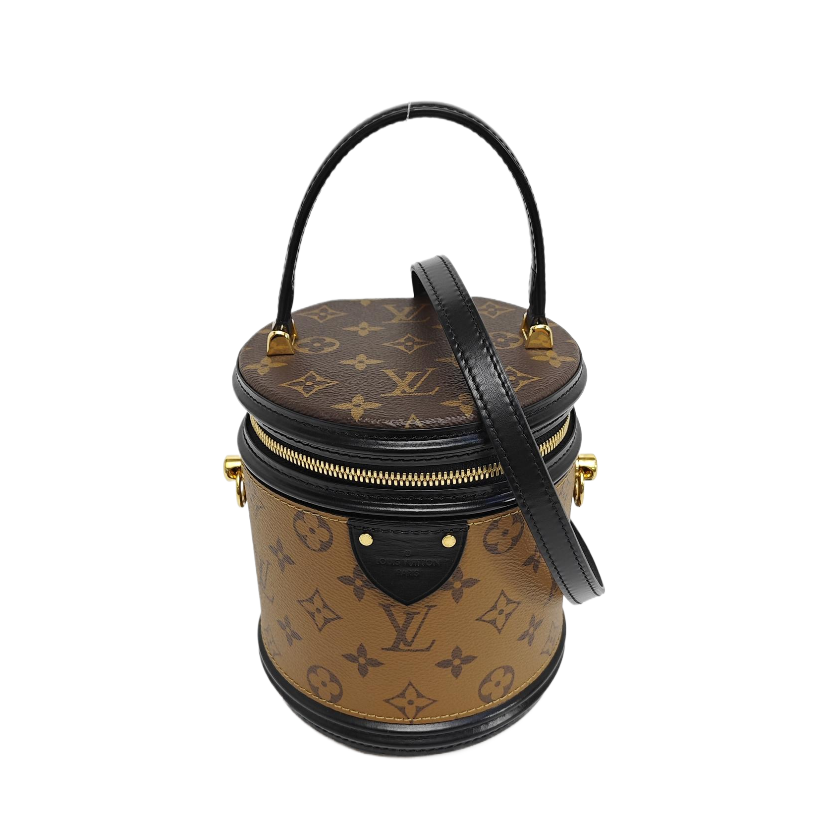 CANNES PM Monogram Coated Canvas Brown