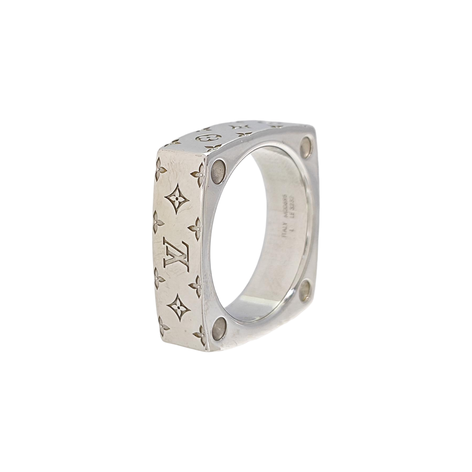 Metal Silver Ring EU 61