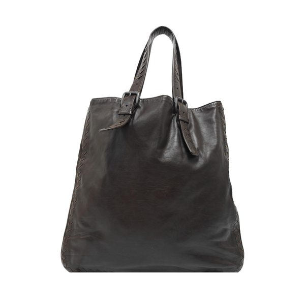 Calfskin Tote Bag Brown