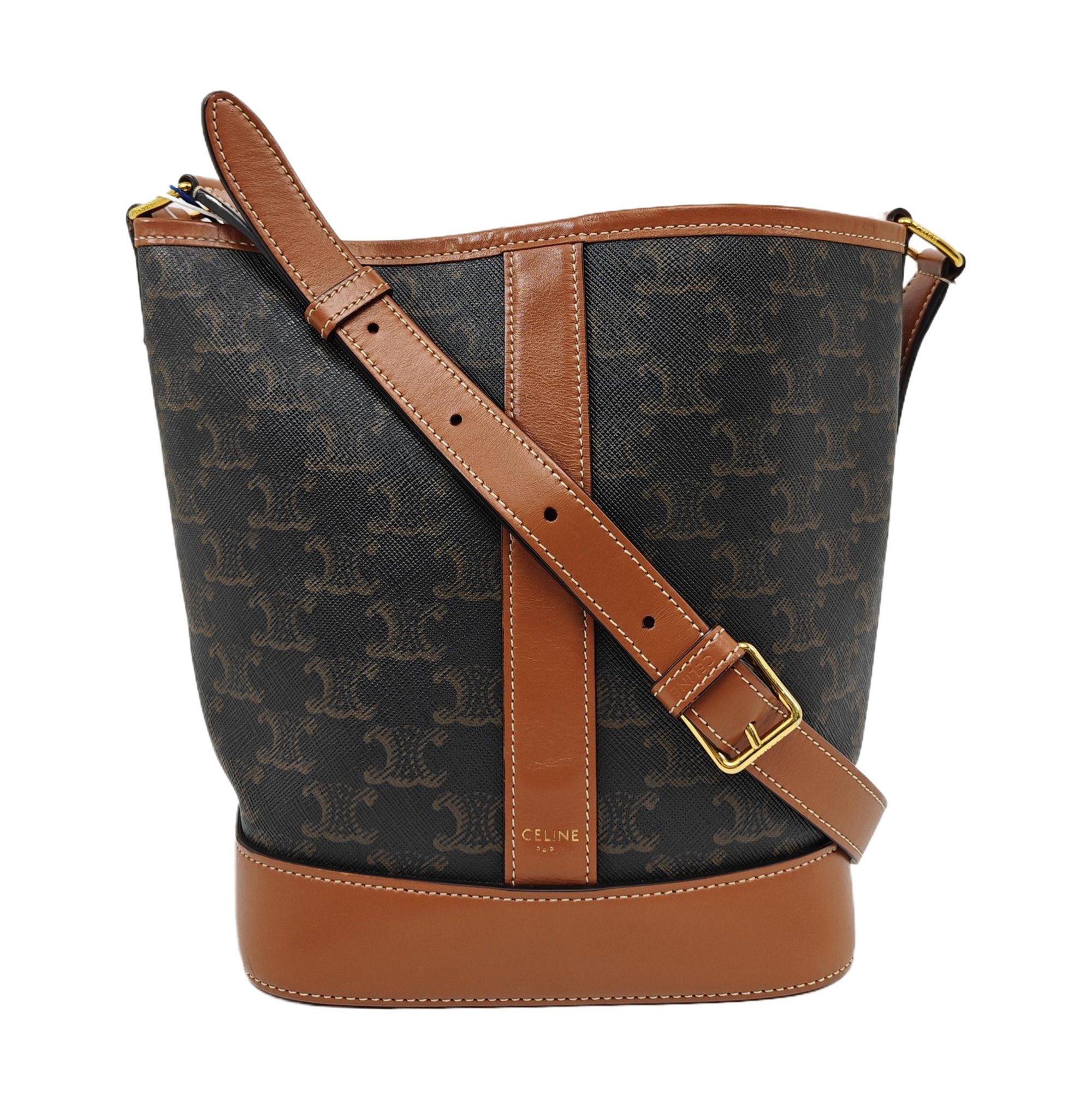 TRIOMPHE CANVAS Small Coated Canvas Brown