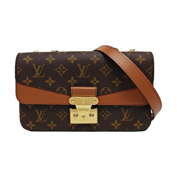MARCEAU Monogram Coated Canvas Brown