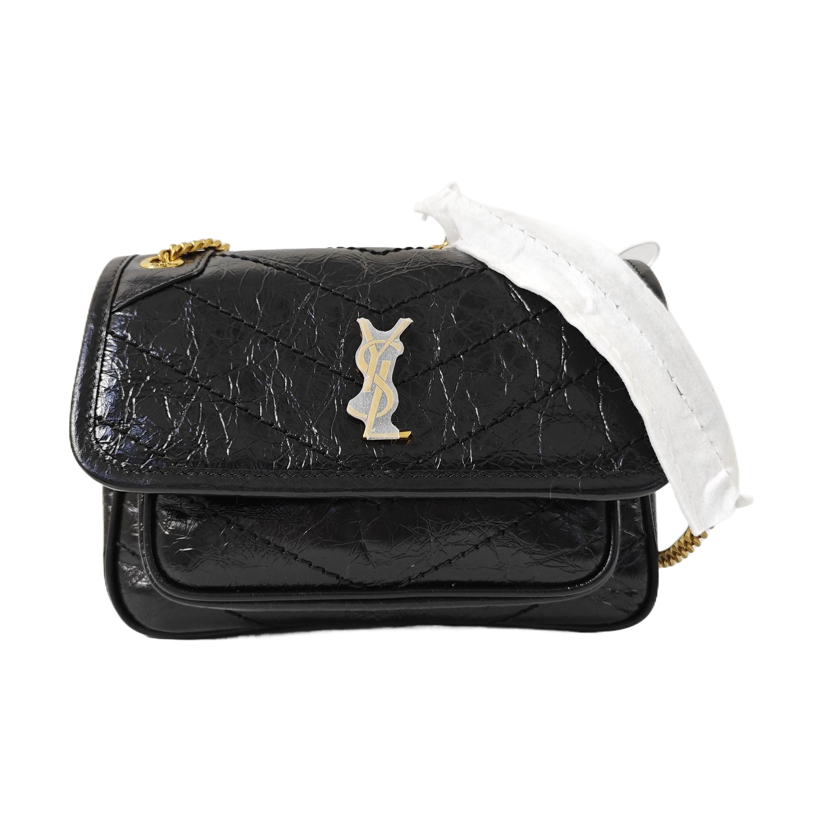 NIKI Mini Quilted Calfskin Black