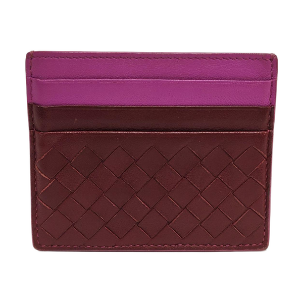 Lambskin Card Holder Red