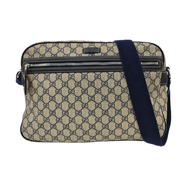 GG Supreme Monogram Coated Canvas Black