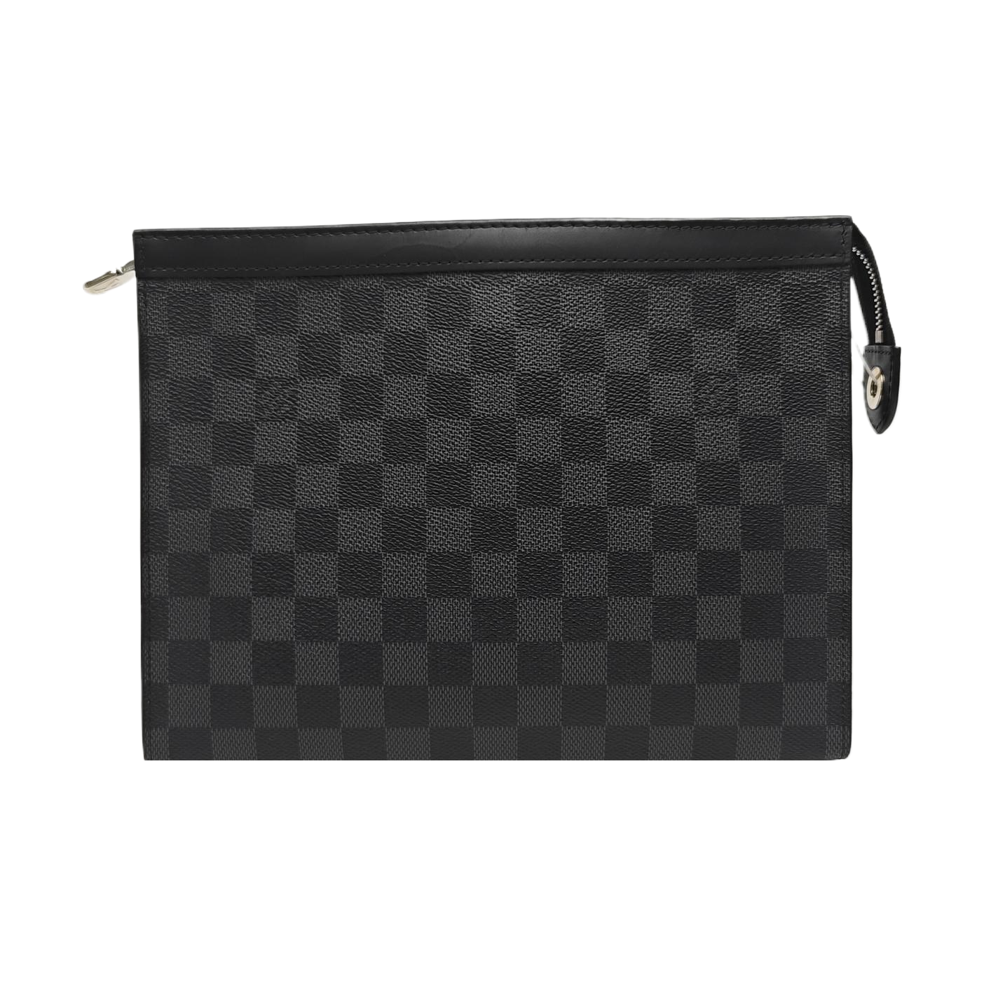 Pochette Voyag MM Damier Graphite Coated Canvas Gray