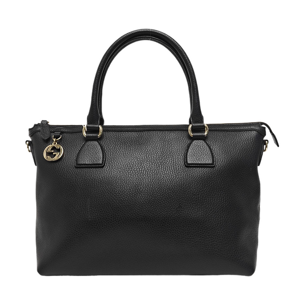 Microguccissima Calfskin Black