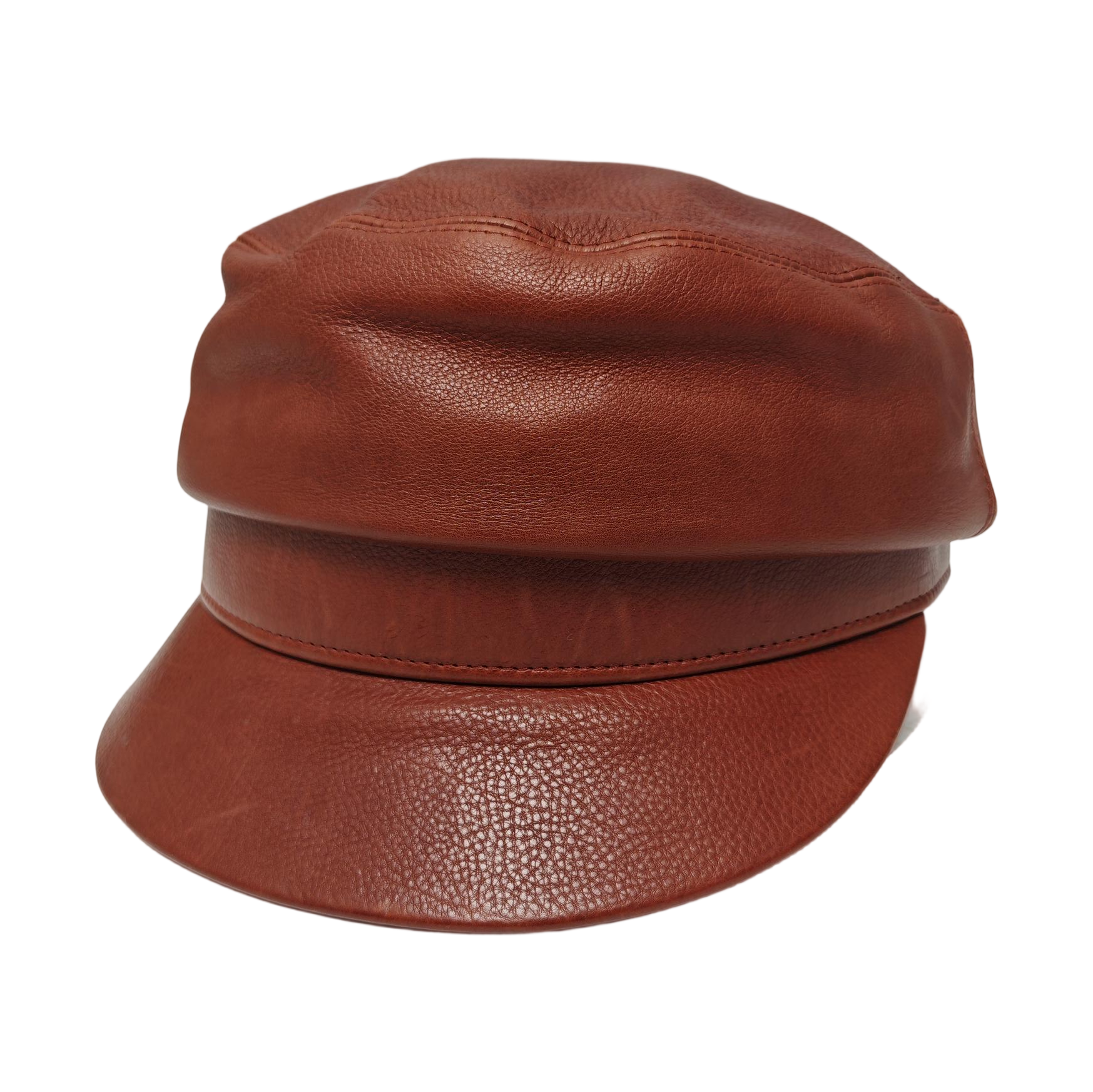 Leather Hat Brown