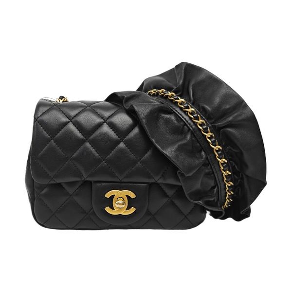 CLASSIC FLAP Mini Quilted Lambskin Black