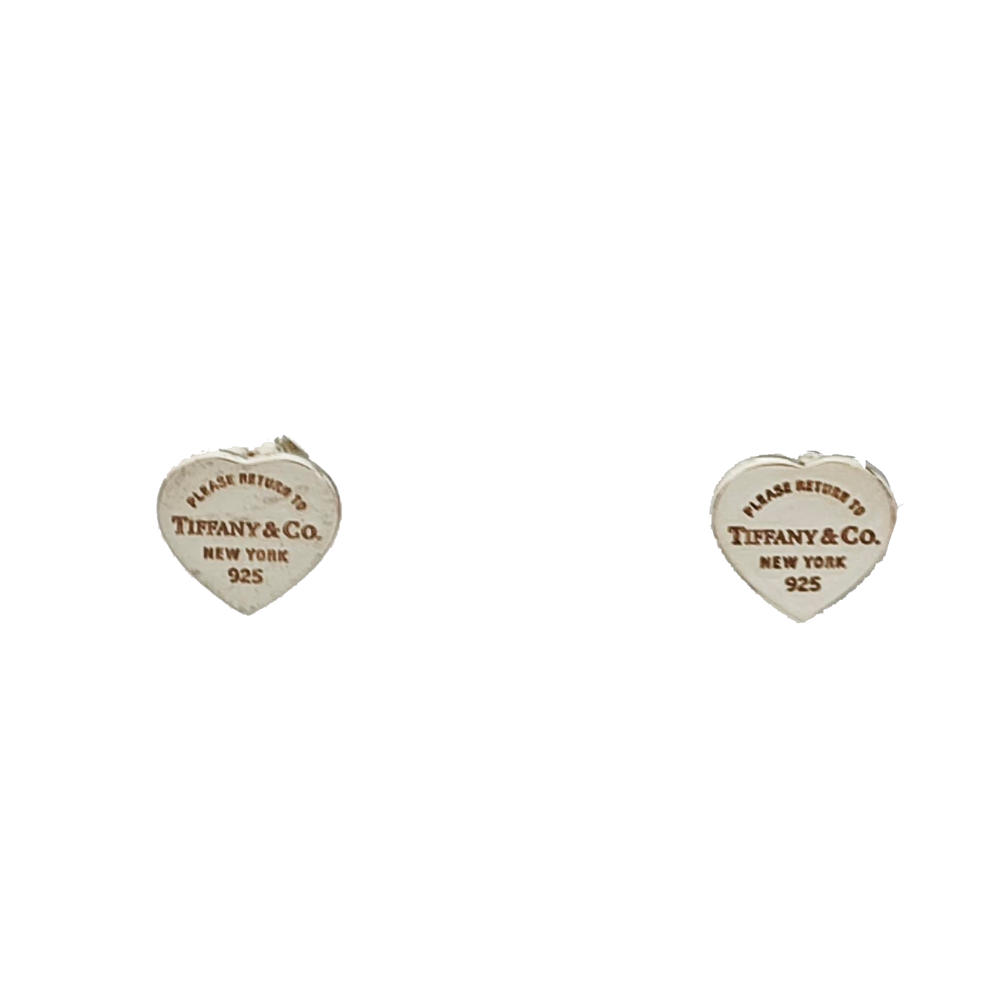 Return To Tiffany 925 Sterling Silver Stud Earrings