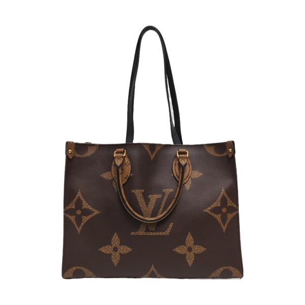 ONTHEGO MM Monogram Coated Canvas Brown