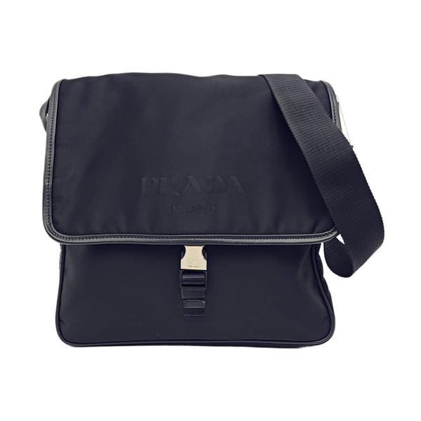 Nylon Crossbody Bag Blue