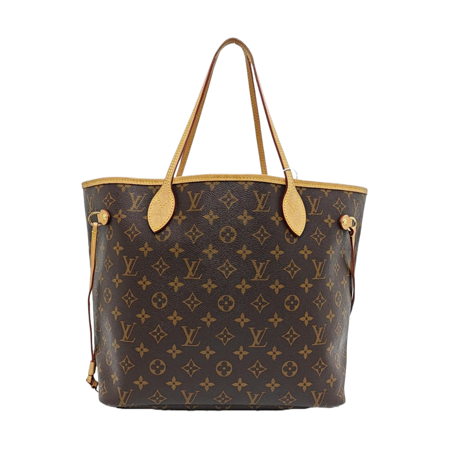 NEVERFULL MM Monogram Coated Canvas Brown