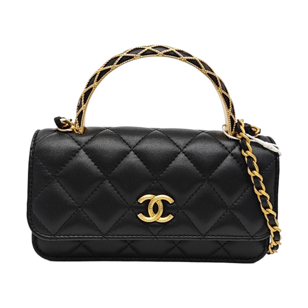 CLASSIC FLAP Mini Quilted Lambskin Black