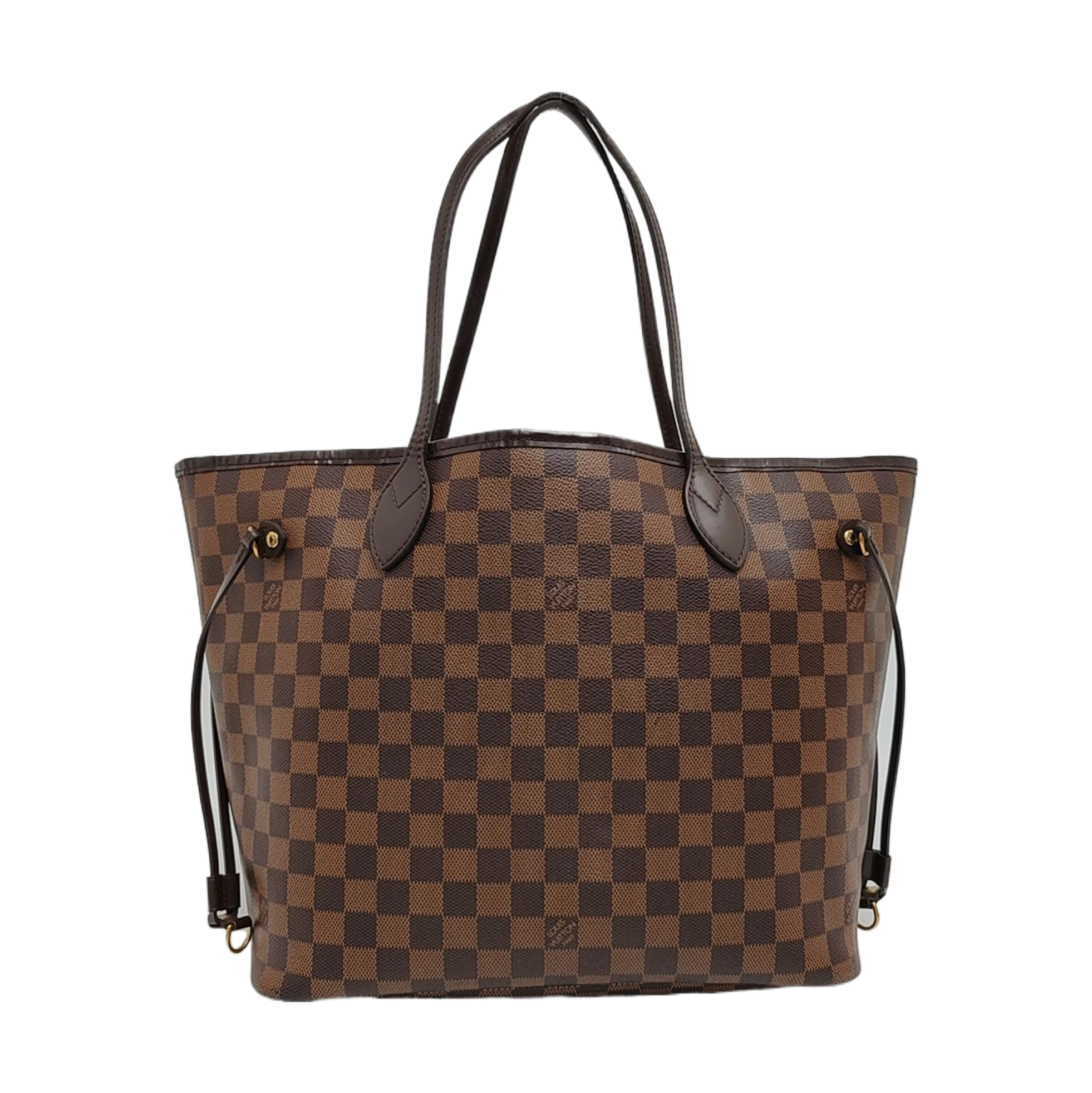 NEVERFULL MM Damier Ebene Coated Canvas Brown