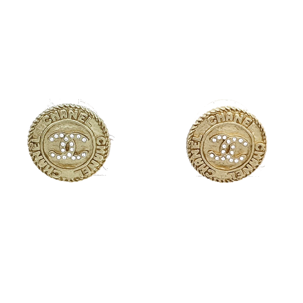 Metal Gold Stud Earrings