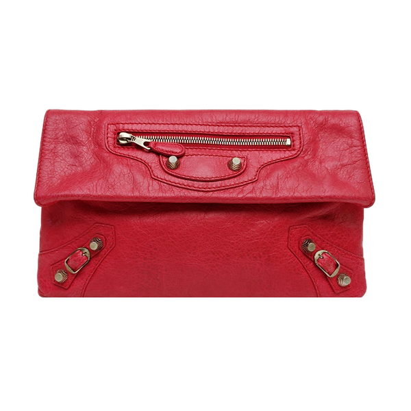 Classic City Small Lambskin Red