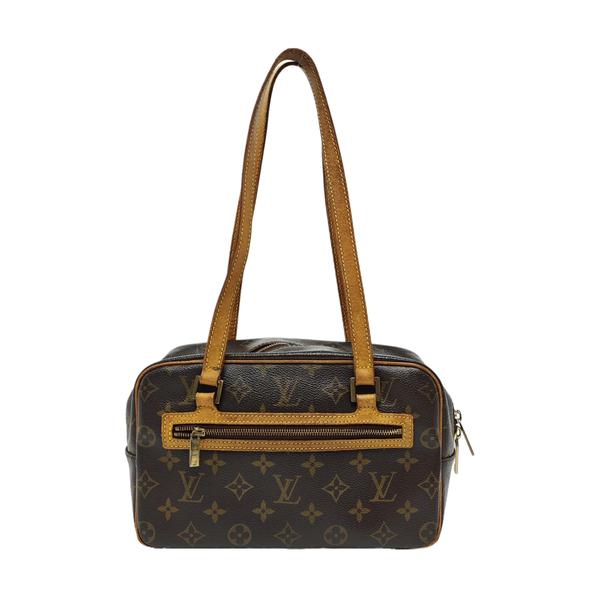 CITE Monogram Coated Canvas Brown