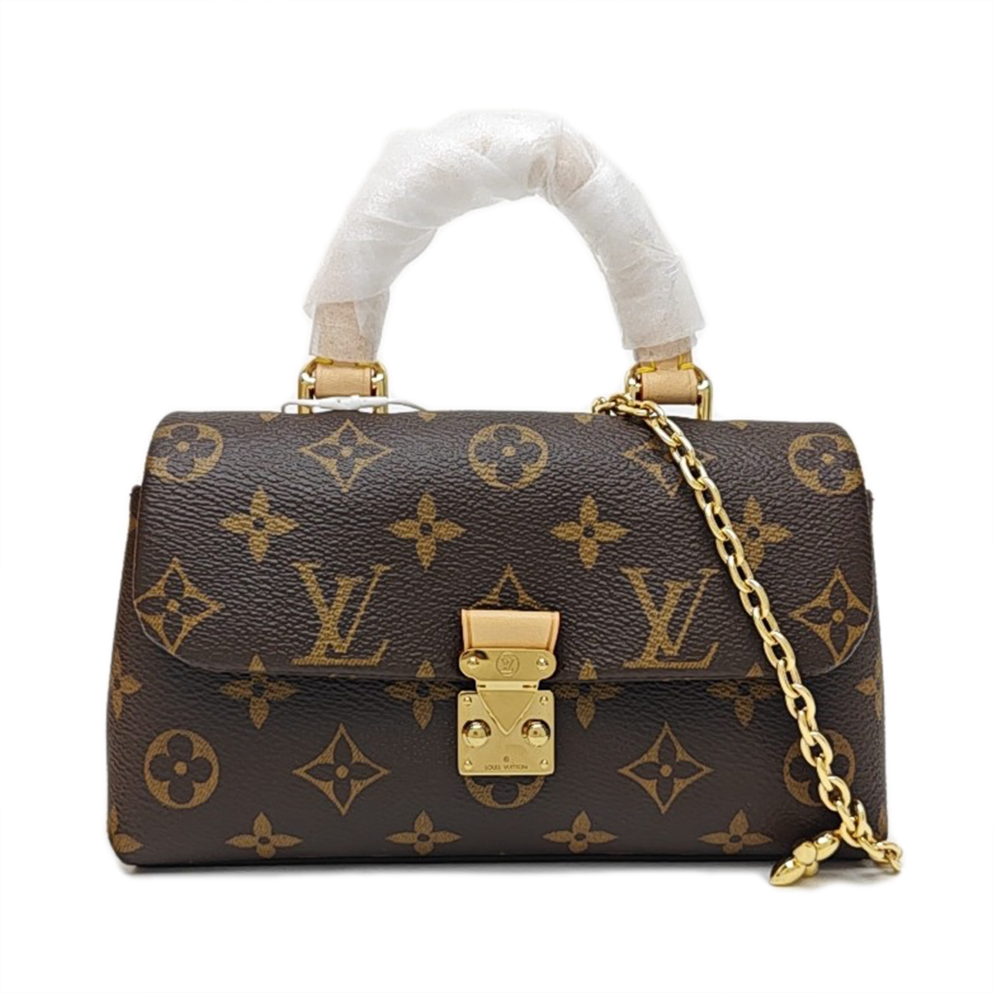 MADELEINE Monogram Coated Canvas Brown