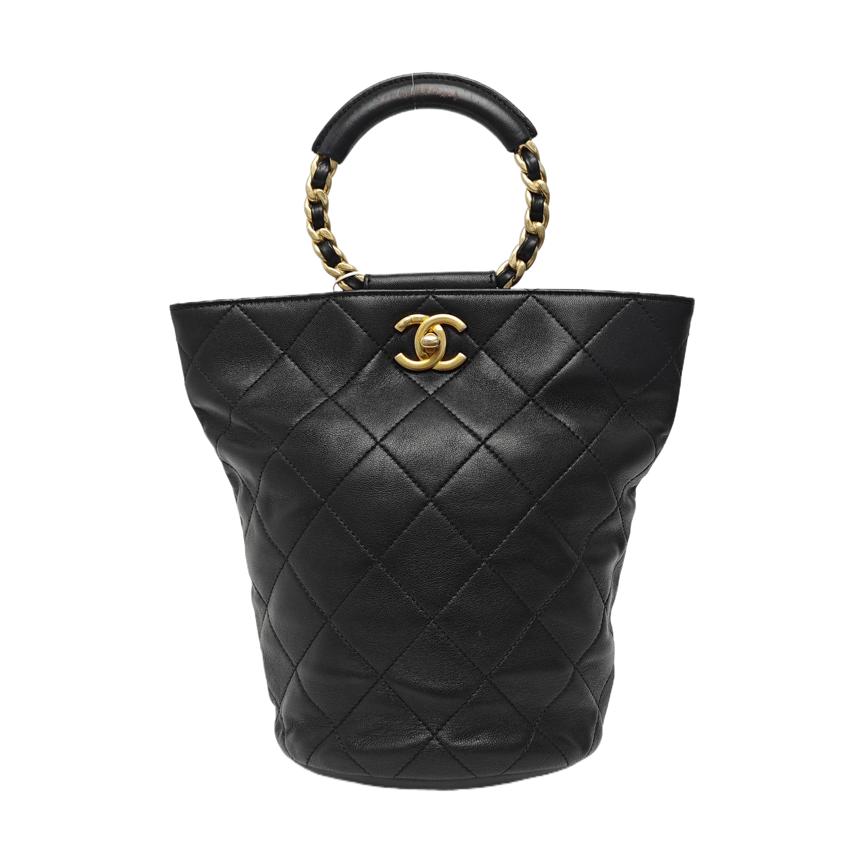 Quilted Lambskin Backpack Black