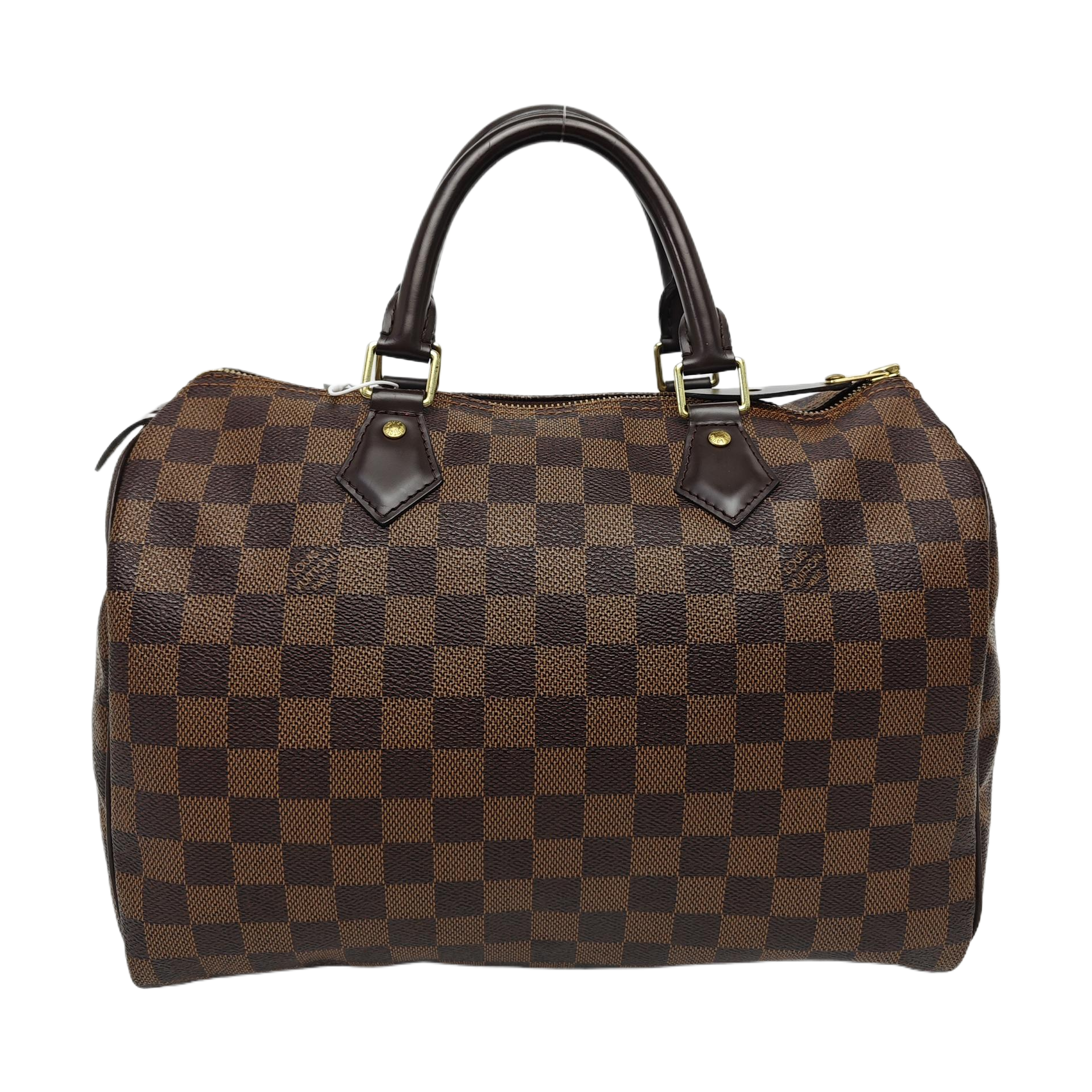 SPEEDY 30 Damier Ebene Coated Canvas Brown