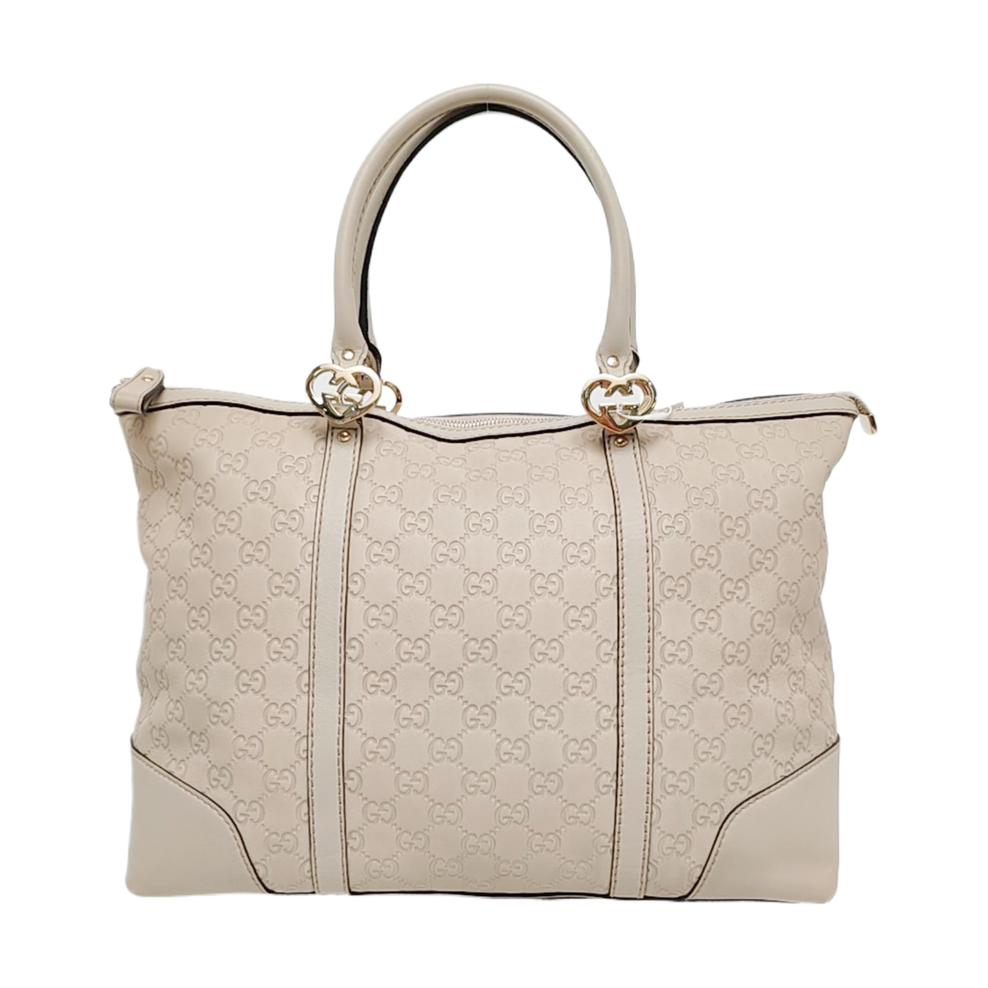 Lovely Medium Monogram Calfskin Beige
