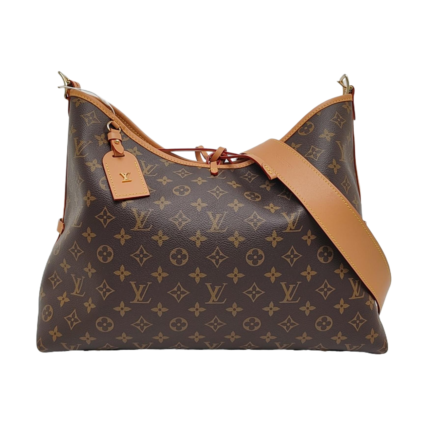 CARRYALL MM Monogram Coated Canvas Brown