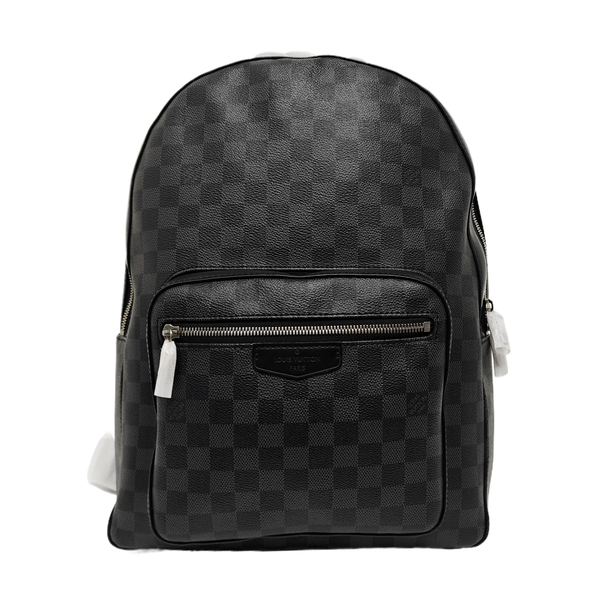 JOSH Damier Graphite Coated Canvas Gray