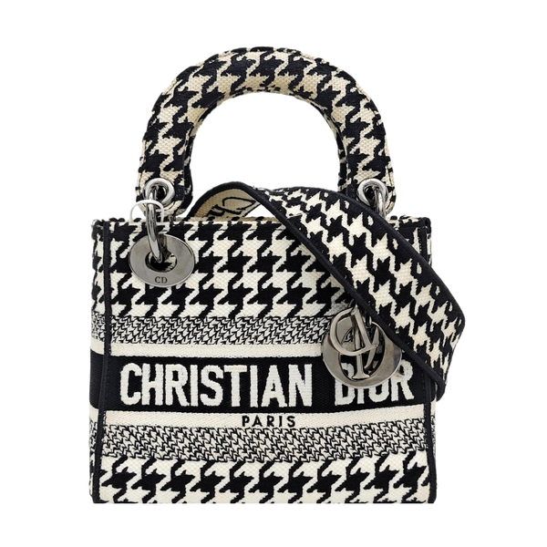 Lady Dior Mini Canvas Black
