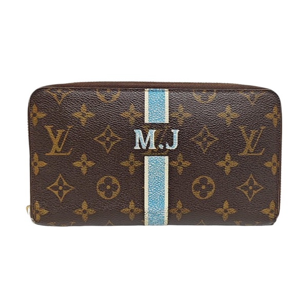 ZIPPY Monogram Coated Canvas Brown Wallet