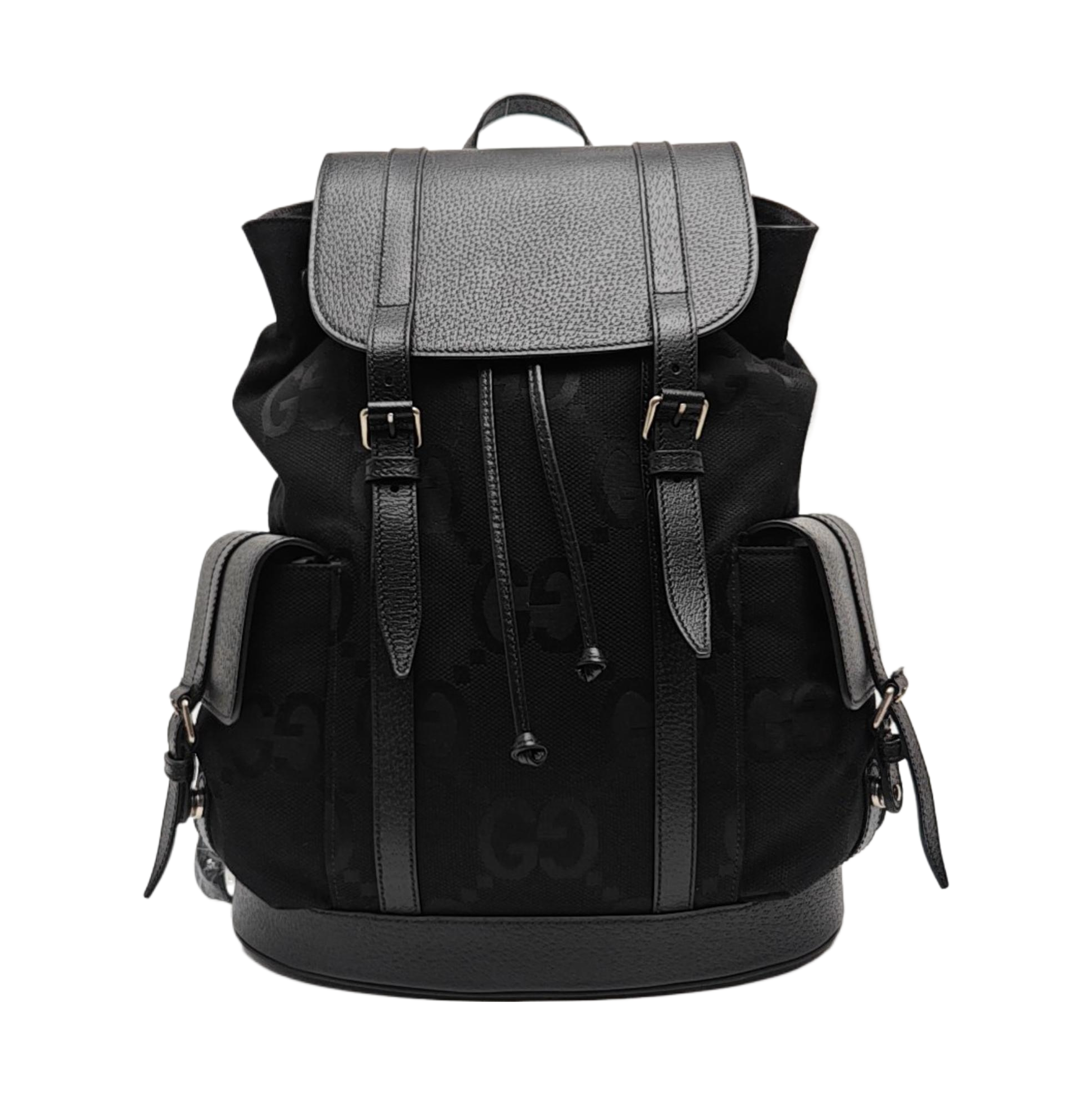 Jumbo Monogram Canvas Black