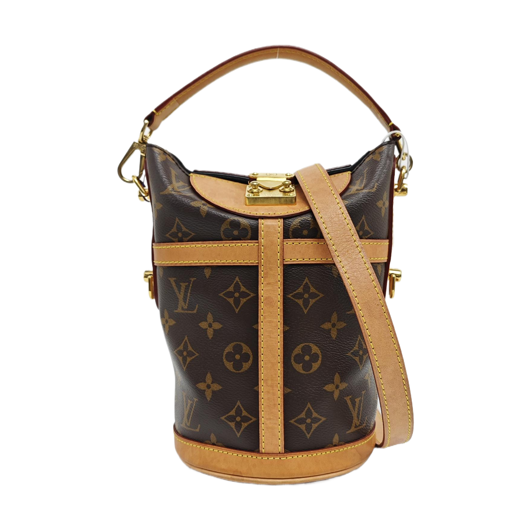 DUFFLE Monogram Coated Canvas Brown