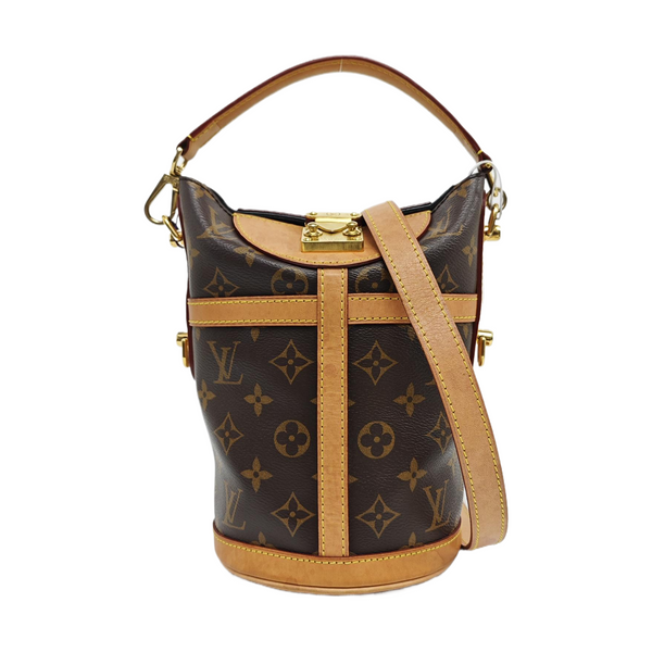 DUFFLE Monogram Coated Canvas Brown