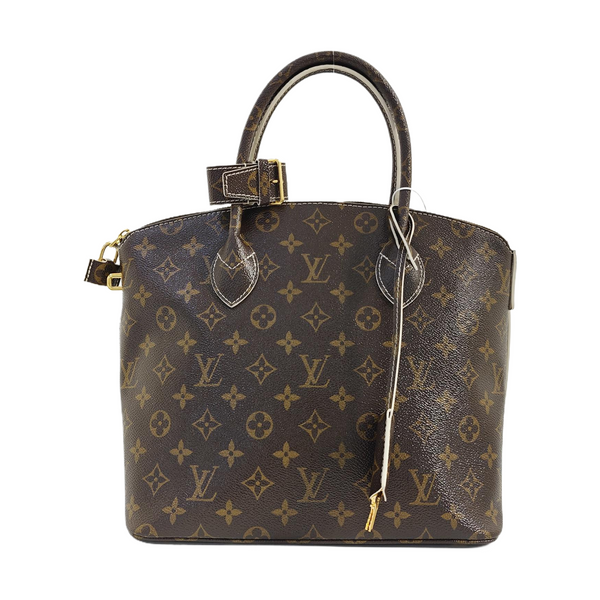 LOCKIT Monogram Coated Canvas Brown