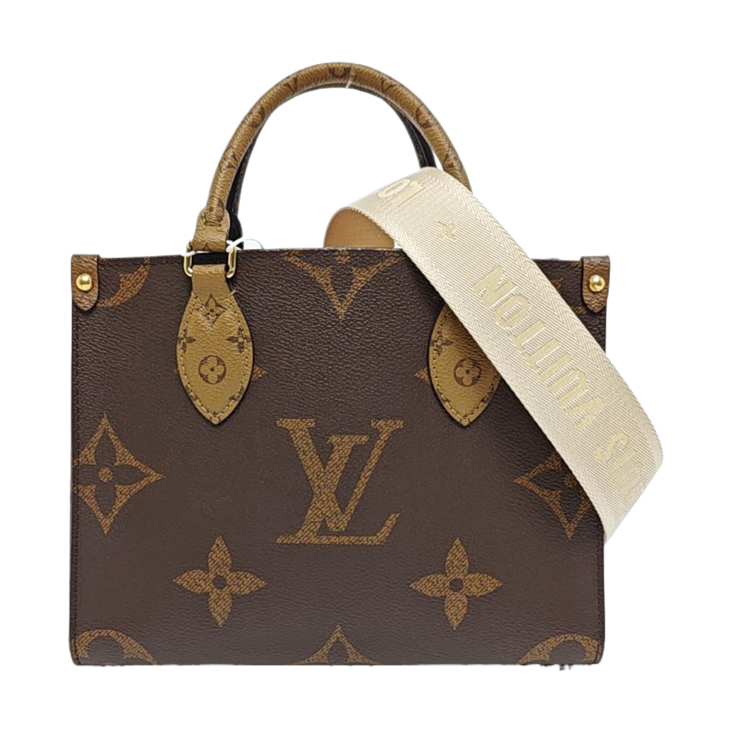 ONTHEGO PM Monogram Coated Canvas Brown