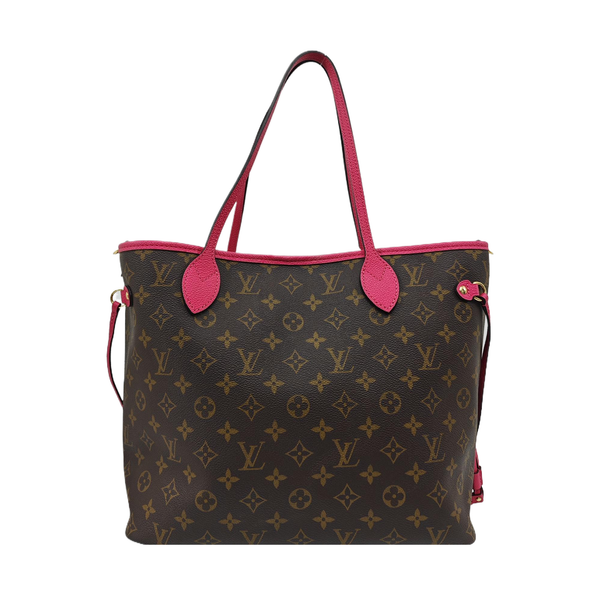 NEVERFULL INSIDE OUT MM Monogram Coated Canvas Brown