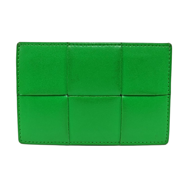 Calfskin Card Holder Green