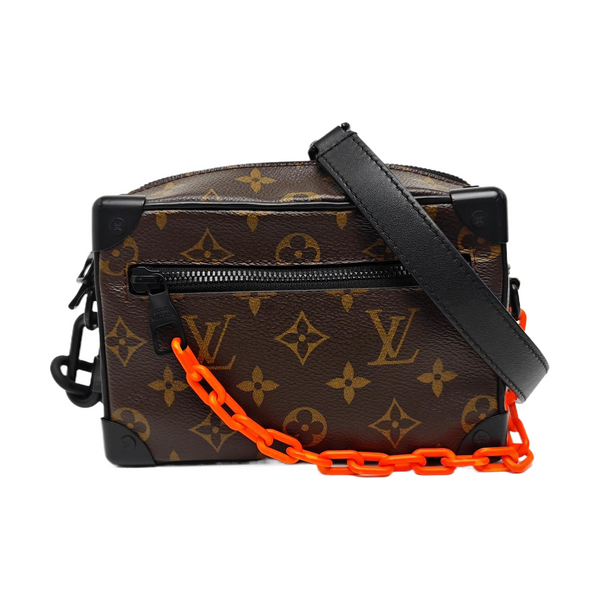 SOFT TRUNK Mini Monogram Coated Canvas Brown