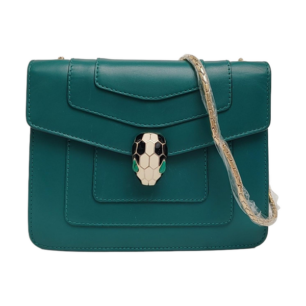 SERPENTI FOREVER Small Calfskin Green