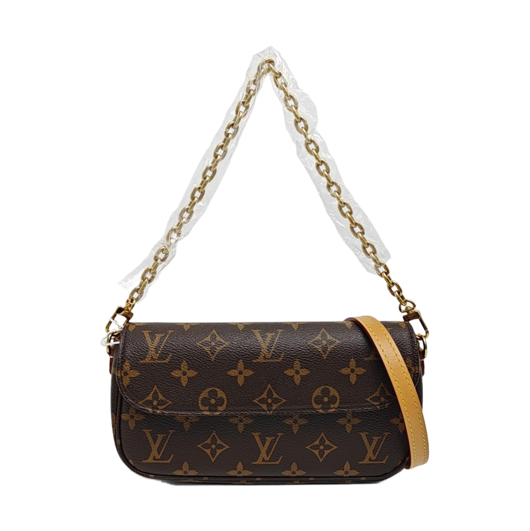 IVY Monogram Coated Canvas Brown