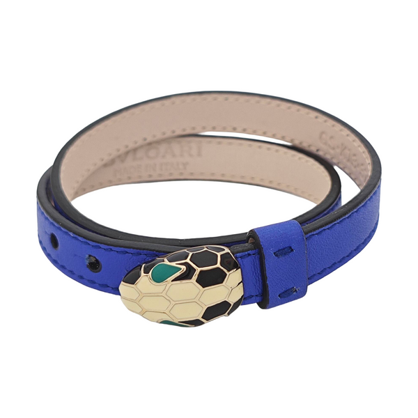 SERPENTI Metal Blue Bracelet