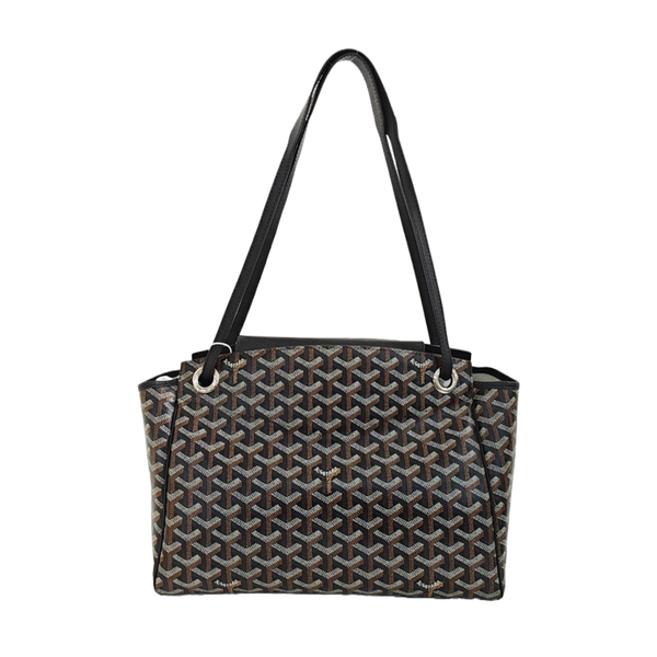 Coated Canvas Tote Bag PM Black