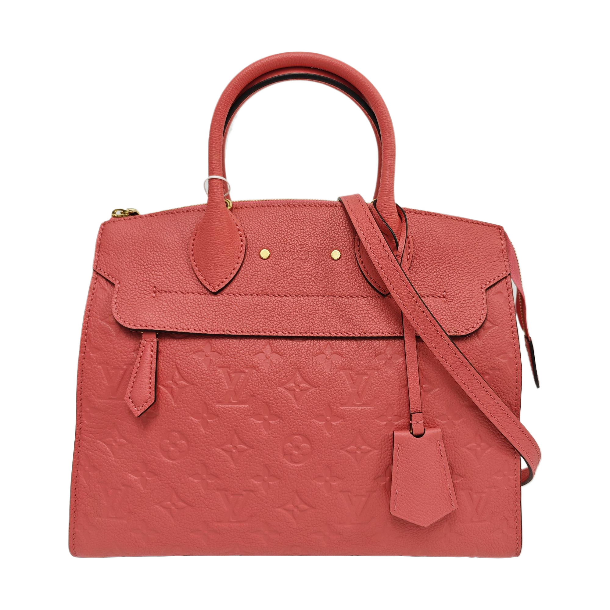 PONNEUF MM Monogram Calfskin Pink
