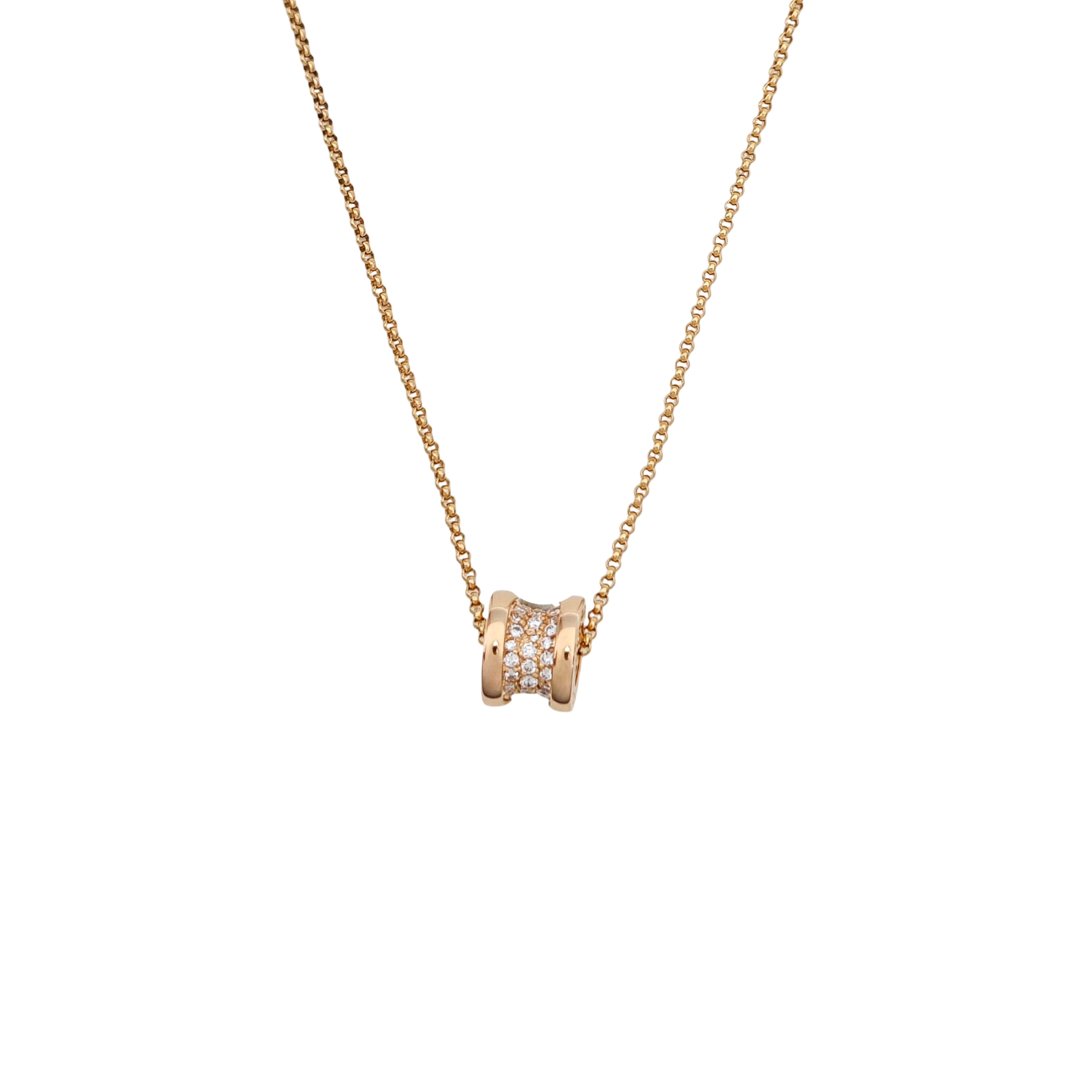 B.ZERO1 18k Rose Gold Necklace