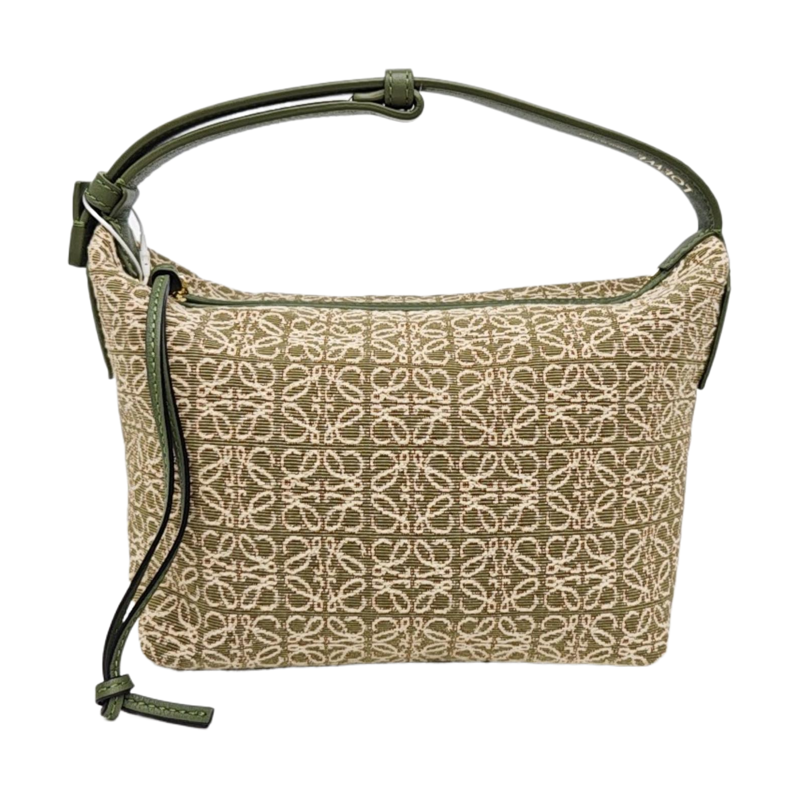 Canvas Top Handle Bag Green