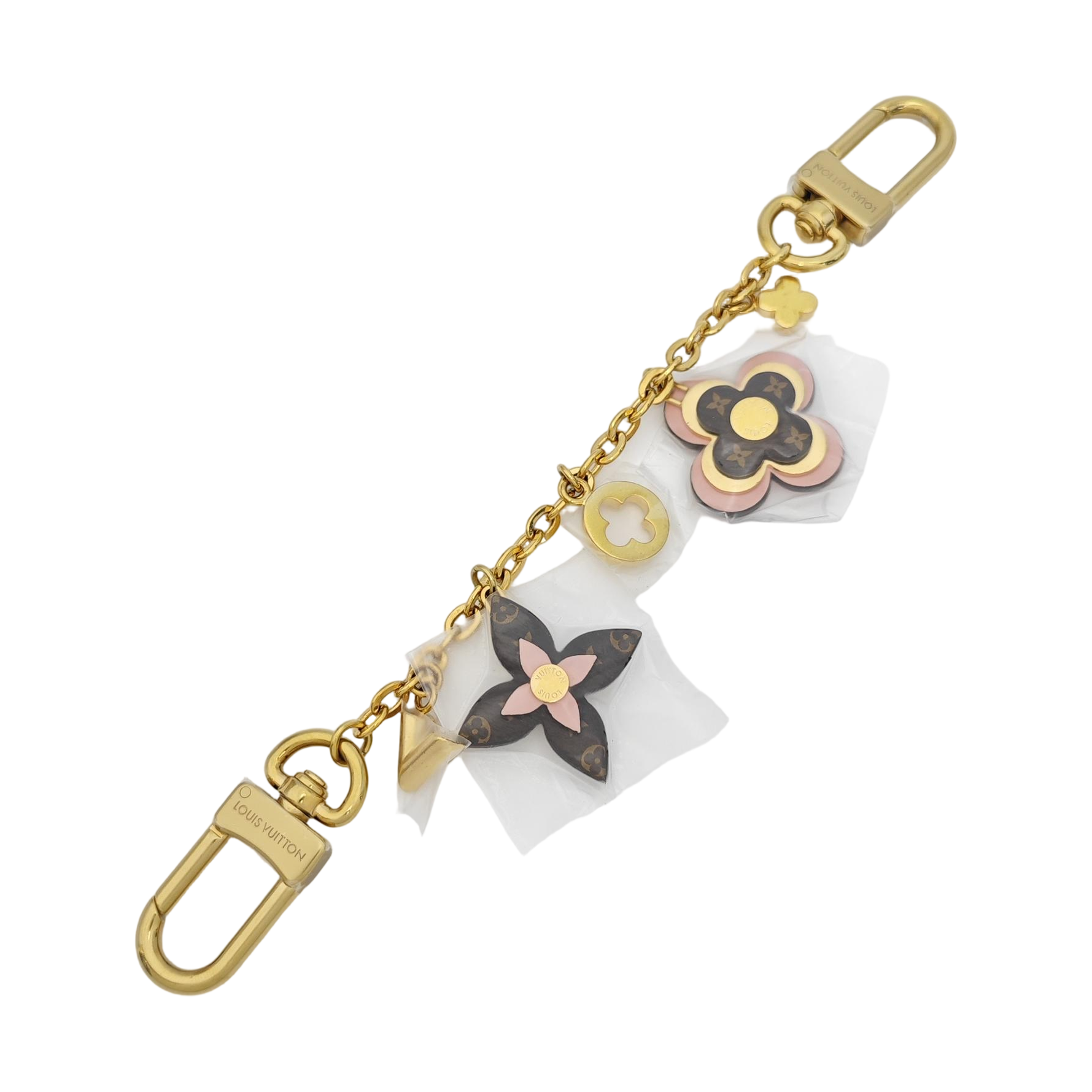 Metal Bag Charm Gold