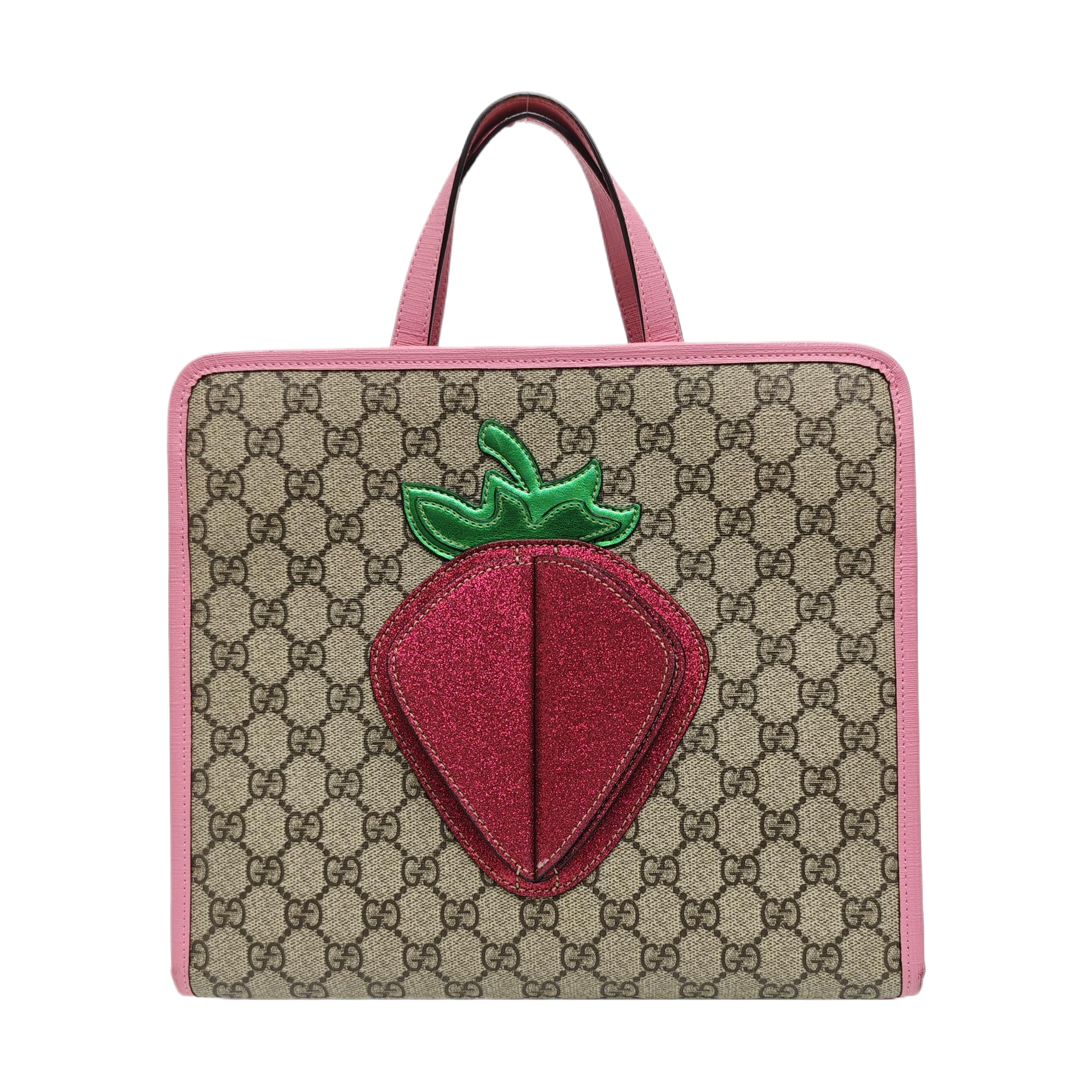 Children’s GG Bucket Monogram Coated Canvas Beige