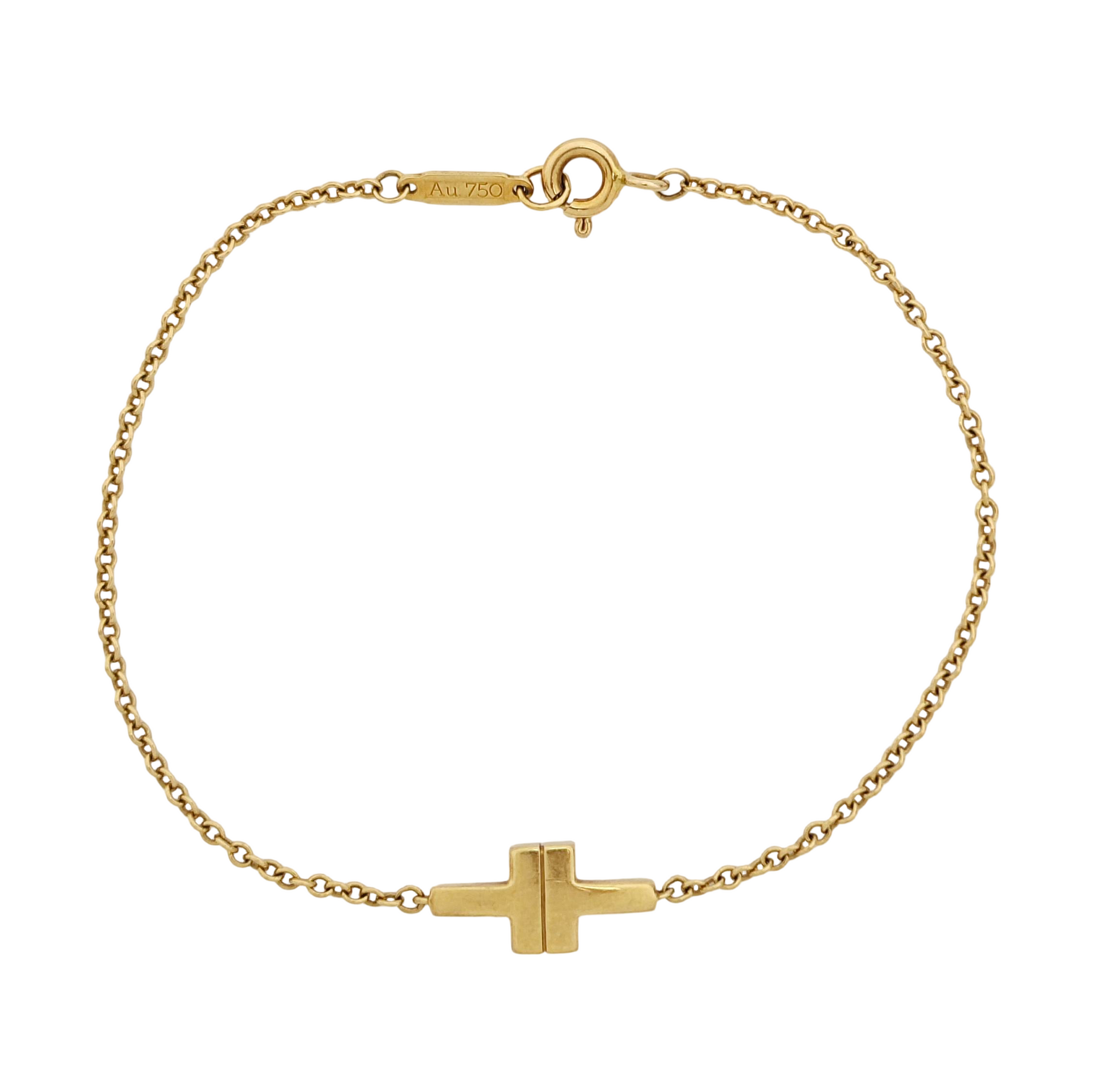 Tiffany T 18k Gold Bracelet