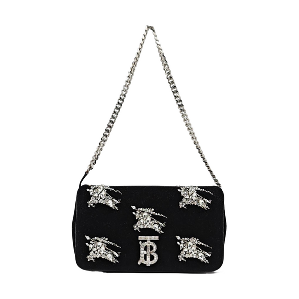 Suede Shoulder Bag Black